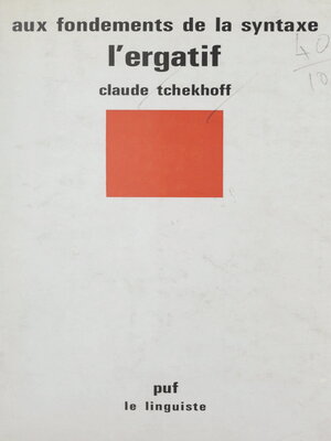 cover image of Aux fondements de la syntaxe